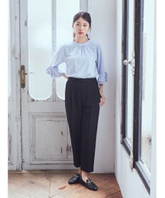 earth music&ecology ラッフル７分袖ブラウス