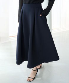 UNFILO L 【VERY×UNFILOコラボ】BEAUTY FORM JERSEY+ ボリューム フレアスカート