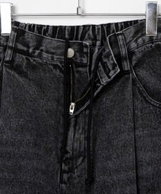 WEGO スケーターズ　タックワイドデニムパンツ