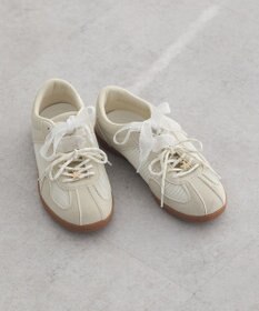 earth music&ecology チャーム付きＷリボンスニーカー