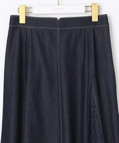 ANY SIS 【洗える】デニムライクシャンブレー スカート