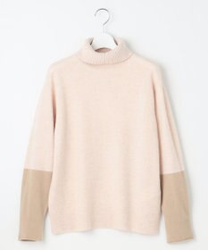 自由区 【洗える】セミウーステッドウールタートルネック ニット