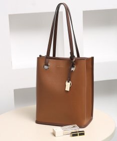 style code 【MERCURYDUO/マーキュリーデュオ】メタルアイレット　縦長トートバッグ 推し活ラージバッグ 縦長ショルダーバッグ