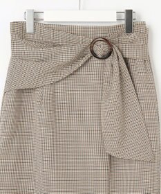 Feroux 【洗える】バックルデザイン タイトスカート