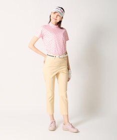 FILA GOLF／marie claire 【Marie claire sports】ロゴ柄モックネックシャツ