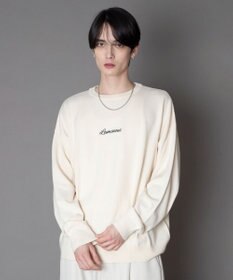 WEGO アクセ付きワンポイントニットプルオーバー（LS）