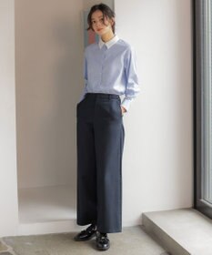 J.PRESS LADIES 【WEB限定カラーあり・2way】エステネージュ TYPEWRITER STRIPE シャツ