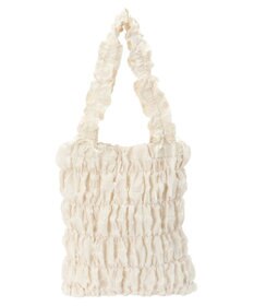 Green Parks ・ＱＵＯＮギャザーキルティングリボントートバッグ