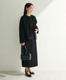 Green Parks Ｏ．洗えてストレッチ　Ｖネックジャンスカ