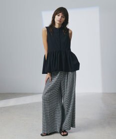 uncrave 【ご好評につき追加生産】ギンガムチェック ワイドパンツ