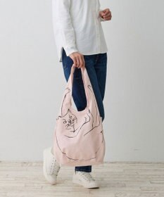 ROOTOTE 1188【折り畳み可能】EU.ラウンド.ブラサガリネコ-A