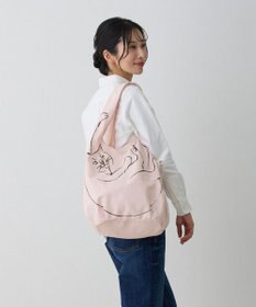 ROOTOTE 1188【折り畳み可能】EU.ラウンド.ブラサガリネコ-A