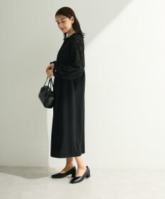 Green Parks Ｏ．洗えてストレッチ　Ｖネックジャンスカ