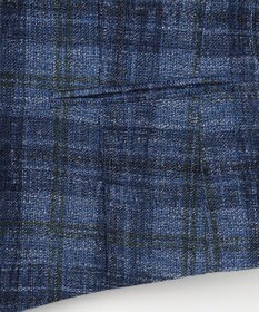 JOSEPH ABBOUD 【イタリア素材/軽量/ストレッチ】サマーツィードジャージープリントベスト