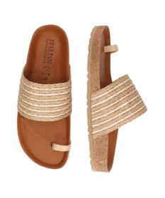 INTER-CHAUSSURES 【ITALIAN SHOEMAKERS】サムリングトングフットベッドサンダル