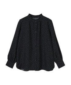 Green Parks ＢＰ　ケア楽　スタンドフリルブラウス