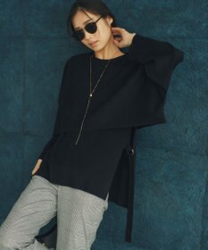 23区 【洗える】ウォームストレッチ チェック テーパード パンツ