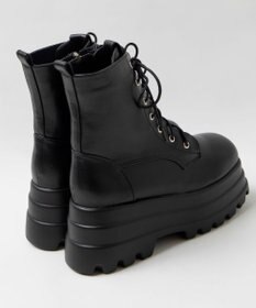 WEGO ボリュームレースアップショートブーツ