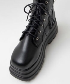 WEGO ボリュームレースアップショートブーツ