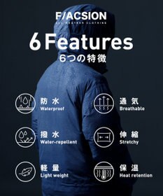 F/ACSION YUKIZURI ダウンコート