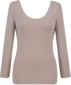 Wing あったかインナー 綿100％(肌側) アウターにひびきにくい ムレにくい 【綿の贅沢ここちフラット】 8分袖 長袖 秋 冬 EL4871 ウイング／ワコール