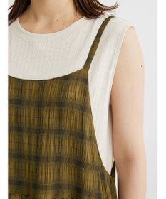 Green Parks ・Ｐｅｔｉｔ　Ｆｌｅｕｒ　フリルティアードキャミワンピ