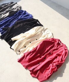 AMERICAN HOLIC バイパチＶネックワイドニットカーディガン