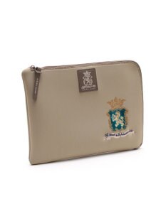 A.D.M.J. 【魔法の様に軽い】マジックライト/スパニッシュファブリックエンブレム刺しゅうフラットポーチ2セット(L/LL)