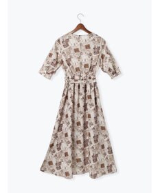 Te chichi マップパターンプリントワンピース