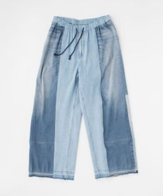 ONWARD Reuse Park 【アップサイクルプロジェクト】リブイージーデニムパンツ