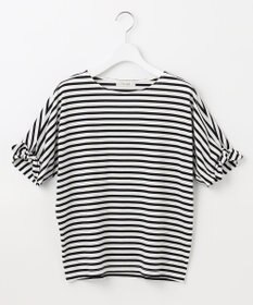 Feroux 【UVケア】リボンスリーブドルマン Tシャツ