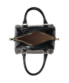 INTER-CHAUSSURES 【CHRISTIAN VILLA】クロコ型押しミニハンドバッグ