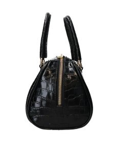 INTER-CHAUSSURES 【CHRISTIAN VILLA】クロコ型押しミニハンドバッグ