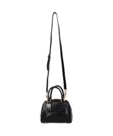 INTER-CHAUSSURES 【CHRISTIAN VILLA】クロコ型押しミニハンドバッグ