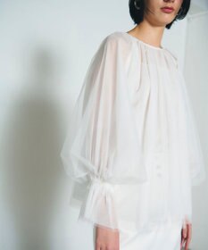 GRACE CONTINENTAL チュール2WAYトップ