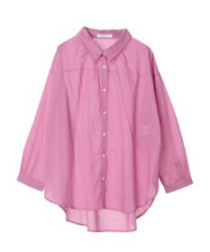 Green Parks インド綿 ボイルゆったりシャツ