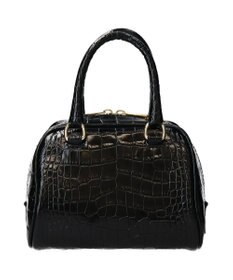 INTER-CHAUSSURES 【CHRISTIAN VILLA】クロコ型押しミニハンドバッグ