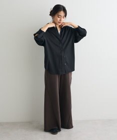 CRAFT STANDARD BOUTIQUE オーバーサイズサテンシャツ