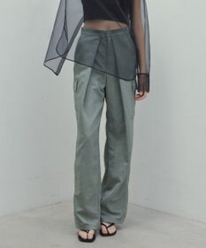 BEIGE， 【洗える】ACANTHUS / カーヴィーシルエットカーゴパンツ