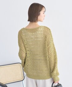 earth music&ecology メッシュニットプルオーバー