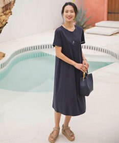 J.PRESS LADIES メタルコンビマーブル ネックレス