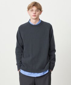 ATON WOOL COTTON BRUSHED | クルーネックセーター - UNISEX