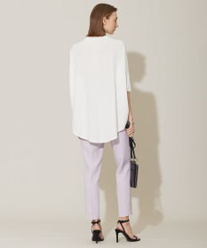 ICB 【新色追加・接触冷感・UVカット・洗える】 ヴィスコースナイロンハイゲージ 半袖プルオーバー