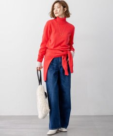 23区 L 【見上愛さん着用/STORY掲載】ピュアカシミヤ クルーネック カーディガン