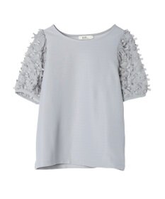 earth music&ecology リボンスリーブプルオーバー