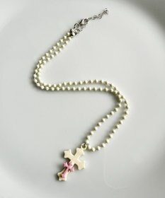 WEGO Lカラーダブルクロスネックレス