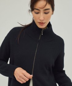 ICB L 【新色追加】ソフトカシミヤミックス ニットトラックジャケット