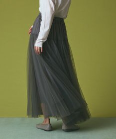 GRACE CONTINENTAL チュールボリュームスカート