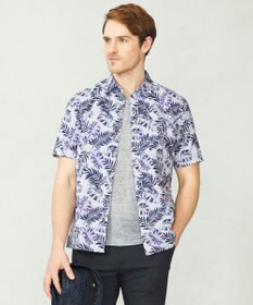 JOSEPH ABBOUD リヨセルリーフ 半袖シャツ