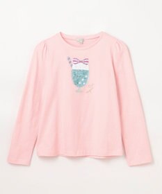 ANY KIDS ミラクルスパンコール長袖Tシャツ
